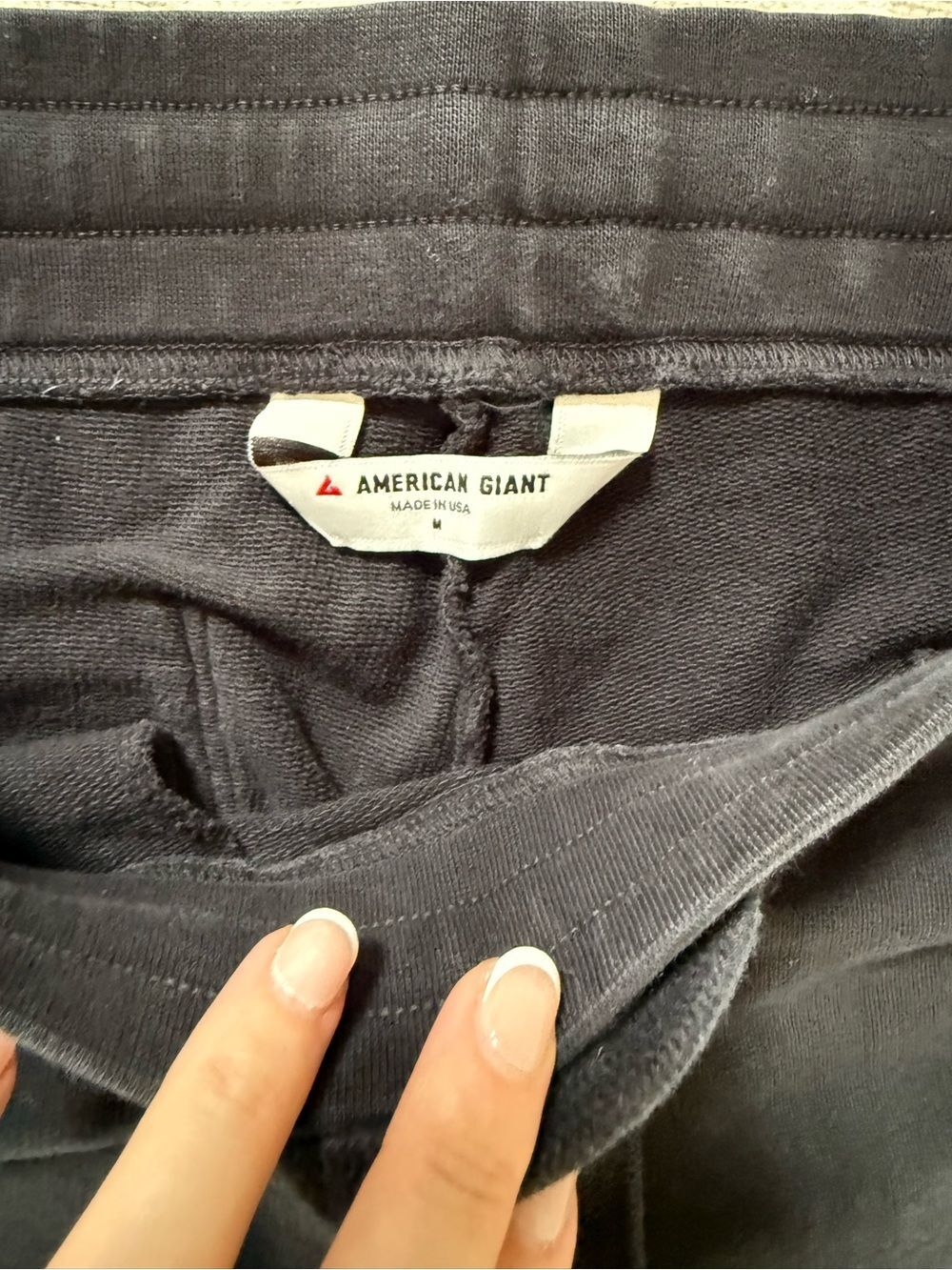 American Giant Women's French Terry Jogger in Black M - Picture 7 of 10